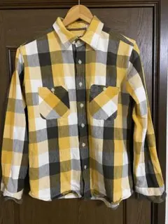 CAMCO ネルシャツ　ブロックチェック