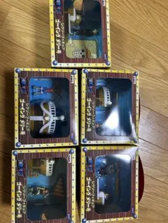 ワンピース ジグソーフィギュア ゴーイングメリー号【5種フルセット