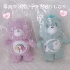 【新品未開封】 ケアベア ふんわり MBぬいぐるみ パープル ブルー