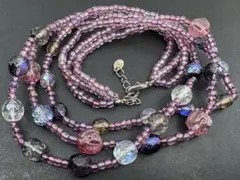 M8056 色石　ネックレス　ヴィンテージ アクセサリー