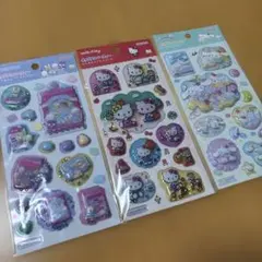 サンリオ　ポップデコパーティー　はぴだんぶい　ハローキティー　シナモロール