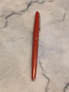 パイロット 18K 18金 万年筆 革巻き 皮巻き 細字 F 赤 袋入り 廃盤 パイロット PILOT 18Kペン先 赤革巻き万年筆 - メルカリ