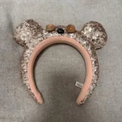 クマ耳スパンコールカチューシャ