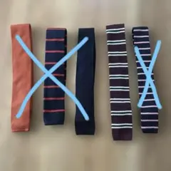 みかんさん専用 ニットネクタイセット 5本組