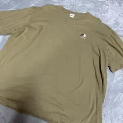 Saucy Dog ミニわんこ刺繍 Tシャツ カーキ XLサイズ