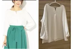 ２ｗａｙプルオーバー　ブラウス　anysis