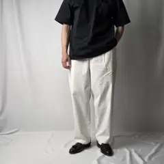 HEUGN - Aaron cotton white (TROUSER076) - メルカリ