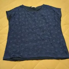 earth music&ecology ネイビー 半袖トップス　М