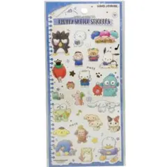 【おまとめ可】 フラッフィースケッチステッカーズ サンリオキャラ ブルー シール