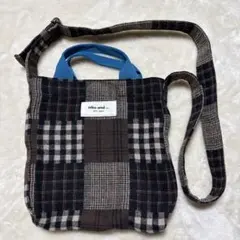 niko and ... チェック柄ショルダーバッグ