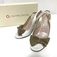L'AUTRE CHOSE バックストラップ ヒール サンダル 37 中古