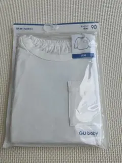 GUベビー　カンタンT 長袖白　90サイズ