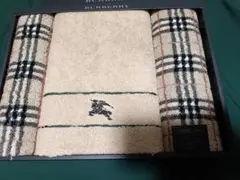 BURBERRY 　バーバリー　フェイスタオル 2枚 バスタオル1枚 西川産業のサムネイル