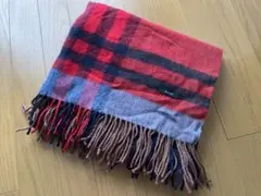 マフラー ブラウン ブルー