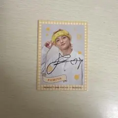 BUDDiiS FUMIYA パーフェクトワンフォーカス トレカ　サイン BUDDiiS FUMIYA 高尾楓弥 パーフェクトワンフォーカス 写真