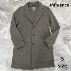Influenceインフルエンス チェスターコート　Sサイズ アウター メンズ