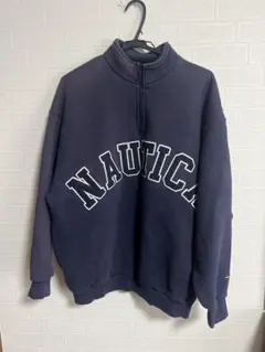 【大人気】肉厚 ハーフジップ NAUTICA