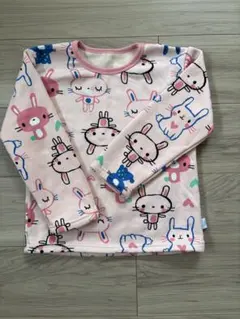 うさぎ柄 トレーナーとパンツセット