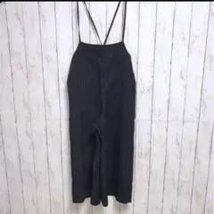 GU サロペットワイドパンツ　S