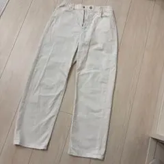 2点　ユニクロ デニムパンツ150cm小柄女性OKワイドフィットジーンズ