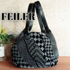 良品 フェイラー チェック柄 トートバッグ 鞄 ハンドバッグ レディース メンズ