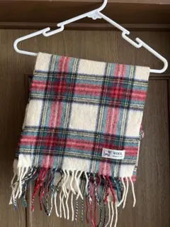 WOOL タータンチェック　マフラー12/13まで出品