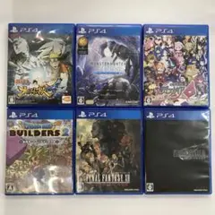 【送料無料】PS4 FF12 7 ビルダーズ2 ディスガイア6 ナルト モンハン