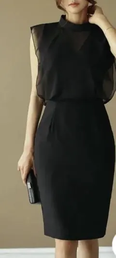 パーティードレス　黒　Lサイズ