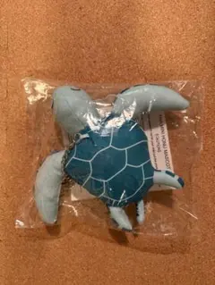 ANA ミニ HONU マスコット ぬいぐるみ　フライングホヌ　グリーンのサムネイル