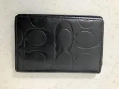 COACH ダークブラウン 名刺入れ - メルカリ