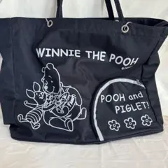 Disney ディズニー トートバッグ プーさん ピグレット 大きめ