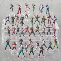 仮面ライダー アクリルフィギュアセット　仮面ライダー検定公式グッズ
