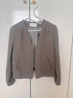 any SiS ノーカラージャケット オリーブ 2サイズ