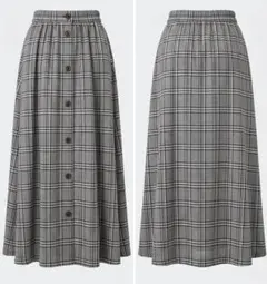 グレンチェックスカート