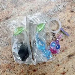 ピクミン ガチャガチャ 3点セット　めじるし　アクセサリー