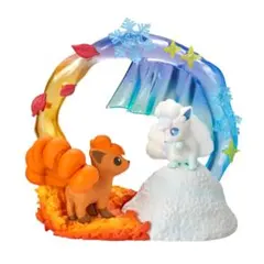 《ロコン&アローラロコン》 ポケモン リーメントフィギュア きらめきの瞬間