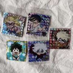 ヒロアカ　ウエハースシール　5点セット