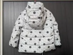 GAP 水玉模様フード付きダウンコート 中綿アウター キッズ ダウンジャケット