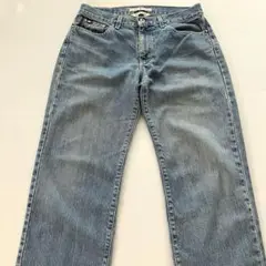 トミーヒルフィガー　ボーイフレンドジーンズ　ブルー