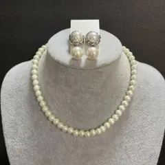 パールビーズ ネックレス イヤリング 訳あり