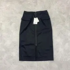 タグ付き VICKY フロントジップ 膝下丈タイトスカート レディースMのサムネイル