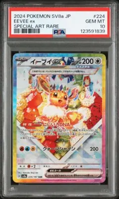 イーブイ SAR 10種セット PSA10】イーブイex SAR 2種類セット【連番】ポケモンカード