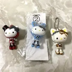 激レア！ハローキティぷらロリキティ ロリータ キーホルダー 3個セット m1