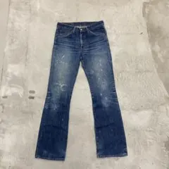 levi's 517 フレア ブーツカット デニム ダメージ グランジ 古着