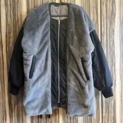 キルティング フリースジャケット