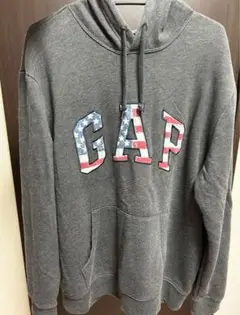 OLD ギャップパーカープルオーバーアメリカ国旗 GAP