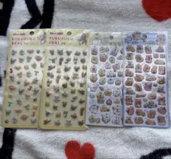 トムとジェリーぷくぷくシールと動物シール