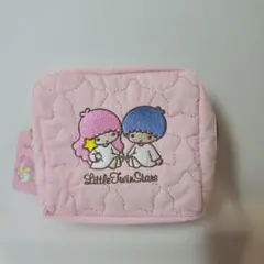 サンリオ　リトルツインスターズ　キルティングポーチ