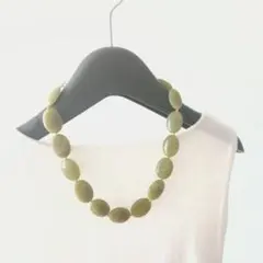 QVC ≪ 上品 爽やか ≫ 優しい 淡い グリーン 天然石 ネックレス 
