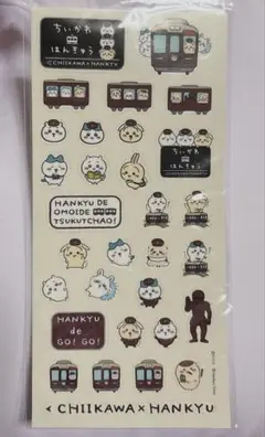 ちいかわ阪急　クリアシール